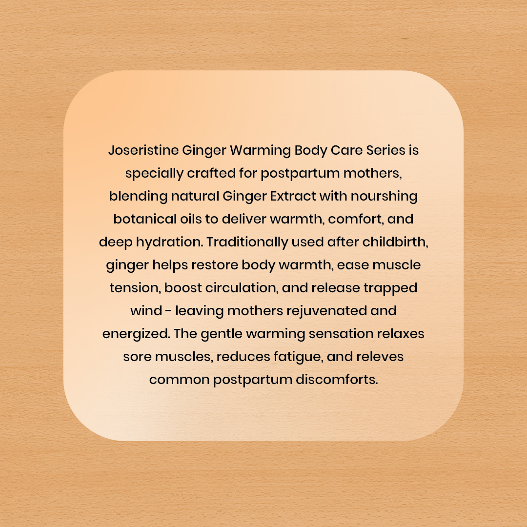 JOSERISTINE Ginger Warming Postpartum Shampoo 400ml