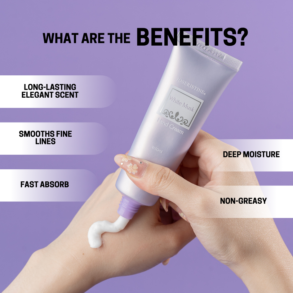 JOSERISTINE White Musk Body Care Gift Set x 4 Items/Shower Gel+Body Lotion+Hand Cream