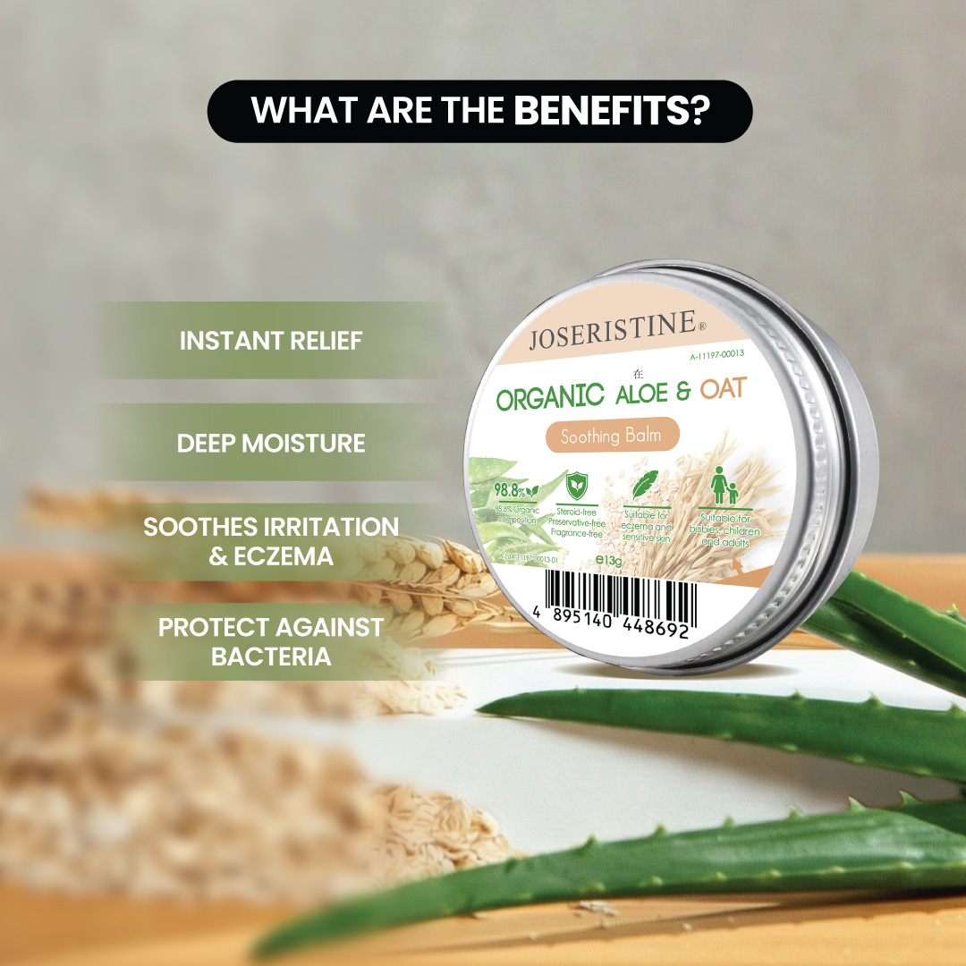 JOSERISTINE Organic Aloe & Oat Eczema Soothing Balm 13g