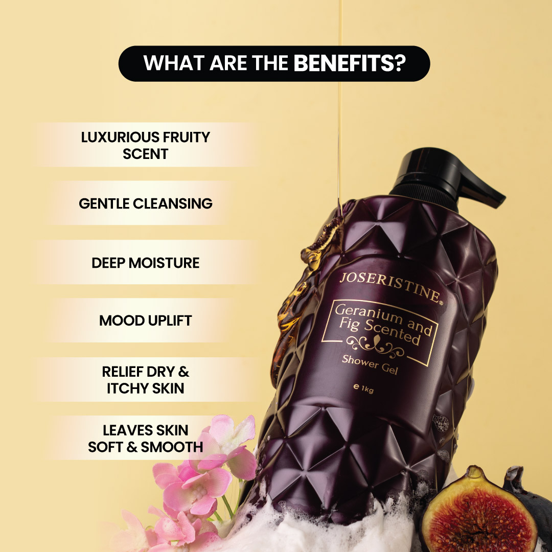 JOSERISTINE Geranium Fig Shower Gel 1000ml