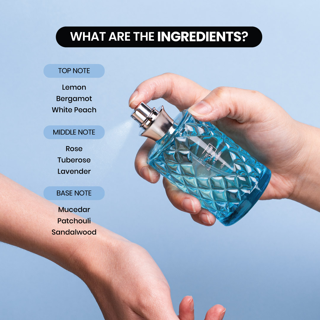 JOSERISTINE Ocean Musk Eau De Toilette Perfume 60ml