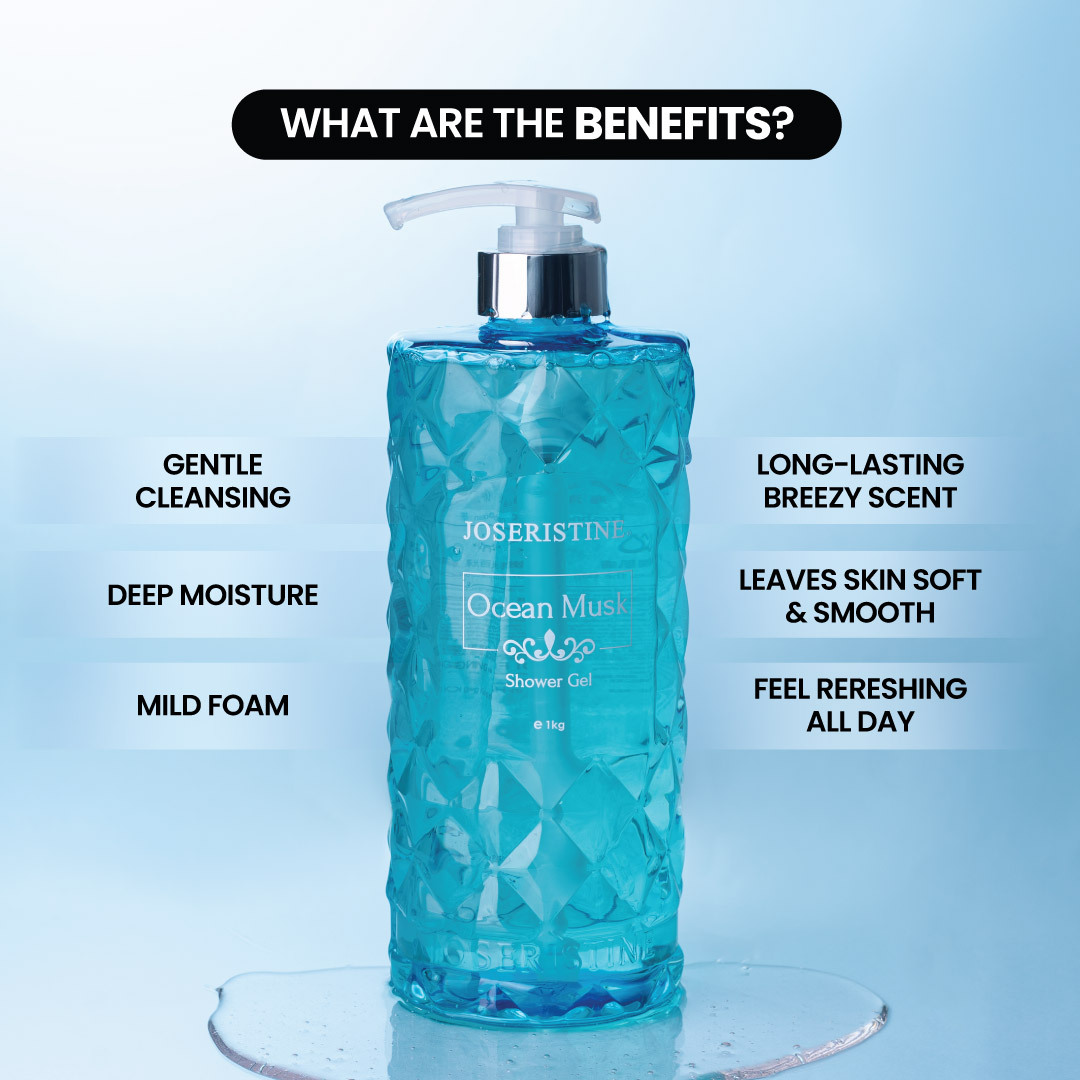 [BUNDLE] JOSERISTINE Ocean Musk Shower Gel Refill Pack 900ml