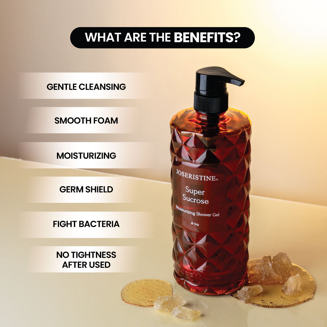 JOSERISTINE Super Sucrose Shower Gel 1000ml/ 100% Vegan