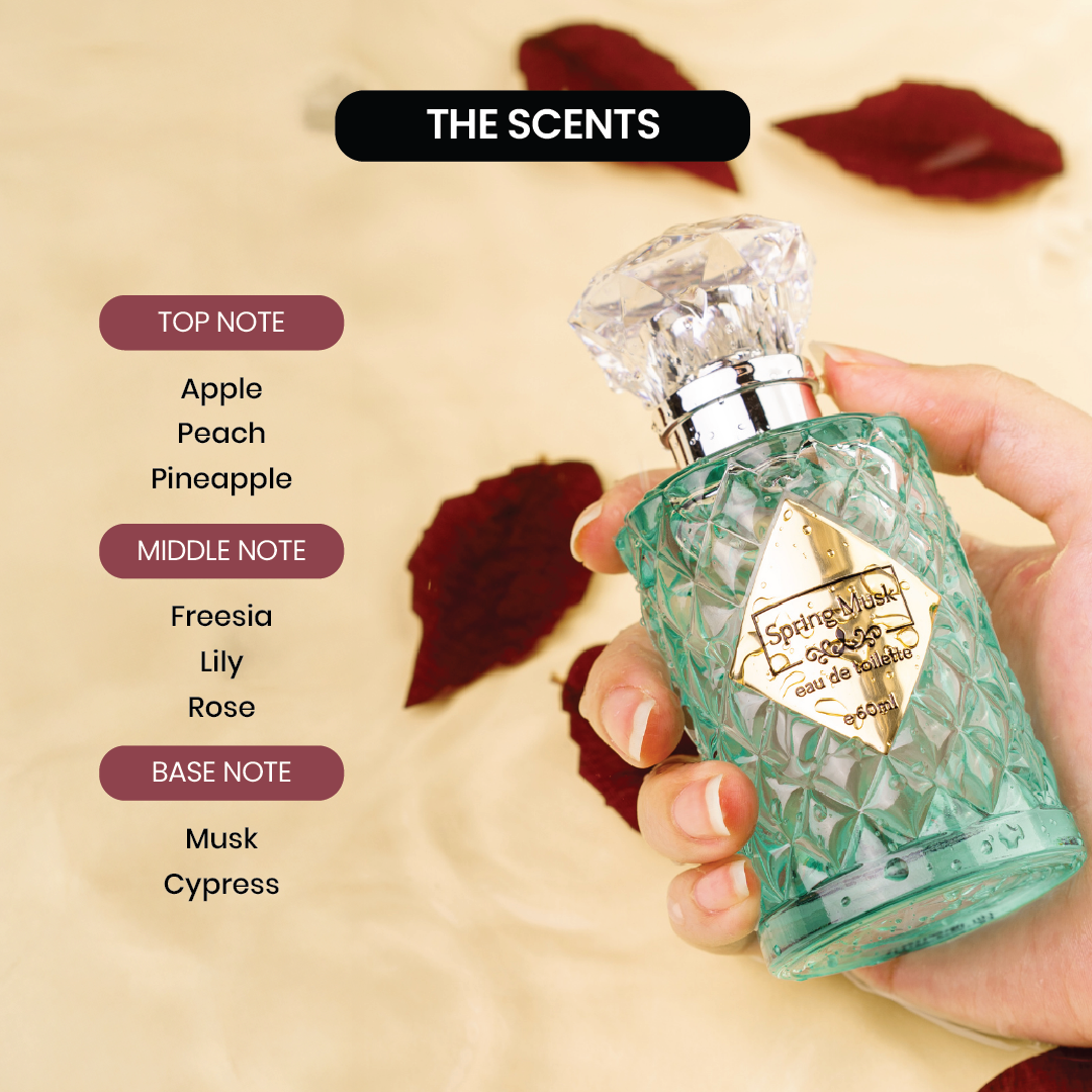 JOSERISTINE Spring Musk Eau De Toilette Perfume 60ml
