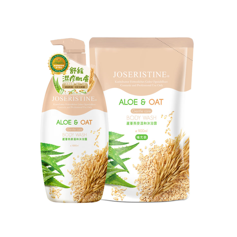 JOSERISTINE Aloe & Oat Gentle Body Wash (1000ml)