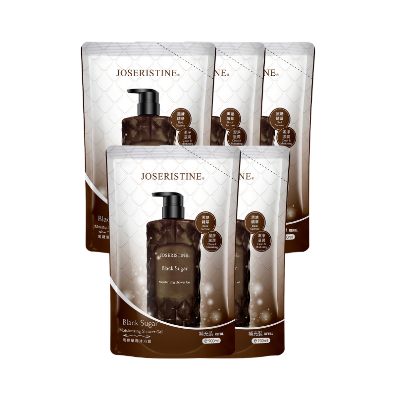 [BUNDLE] JOSERISTINE Black Sugar Shower Gel Refill Pack 900ml
