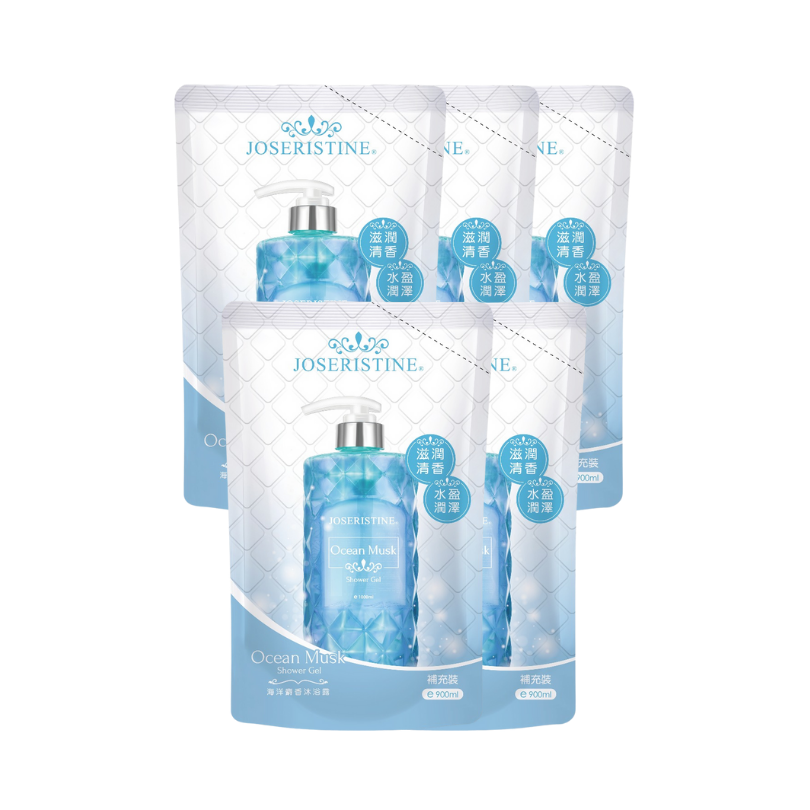 [BUNDLE] JOSERISTINE Ocean Musk Shower Gel Refill Pack 900ml