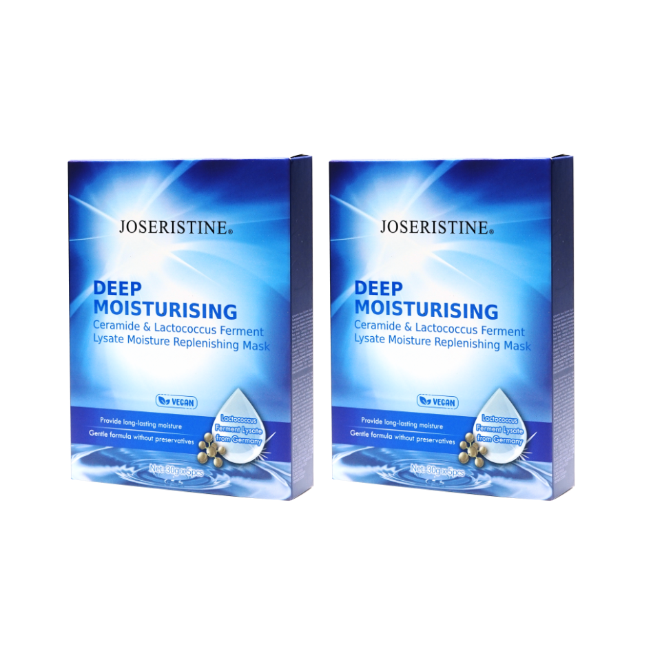 JOSERISTINE Prebiotics + Ceramides Deep Moisture Face Mask Box Set 5's