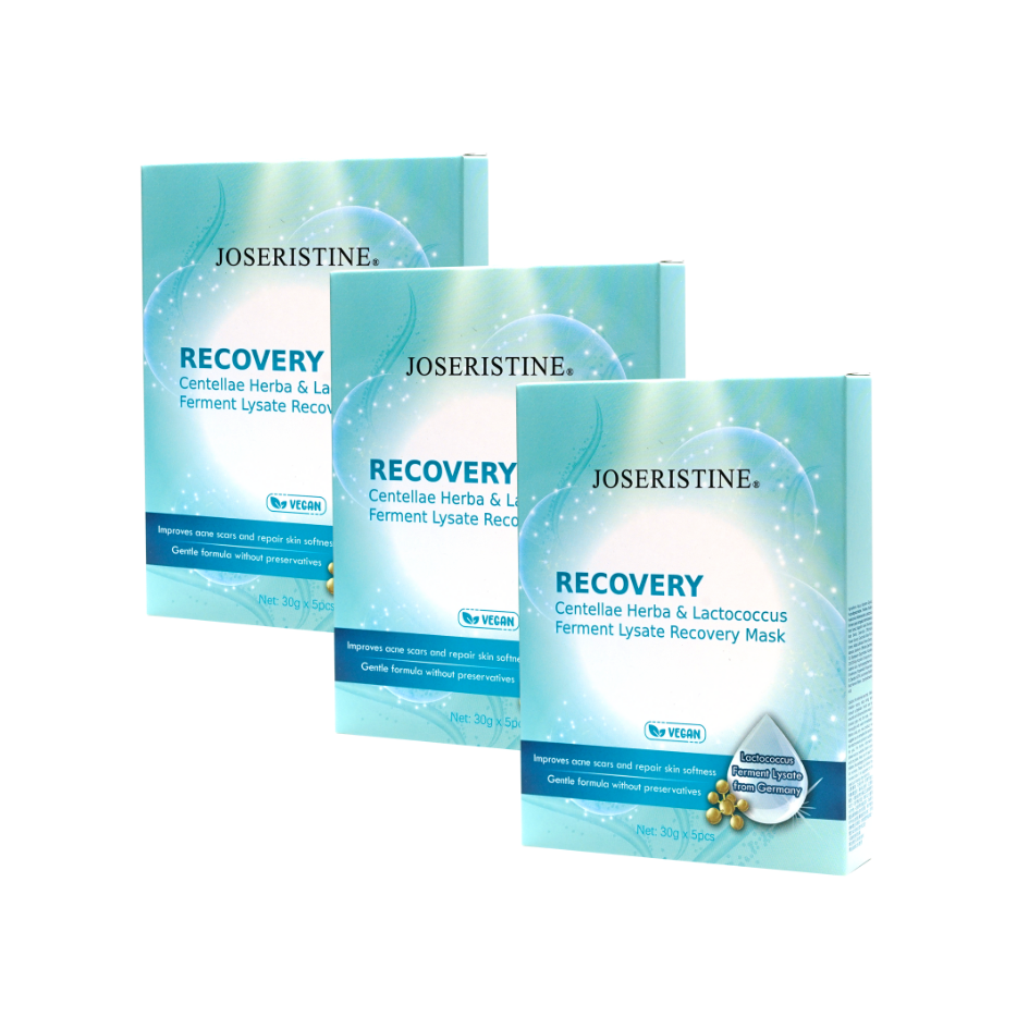 JOSERISTINE Prebiotics + Centella Recovery Face Mask Box Set 5's