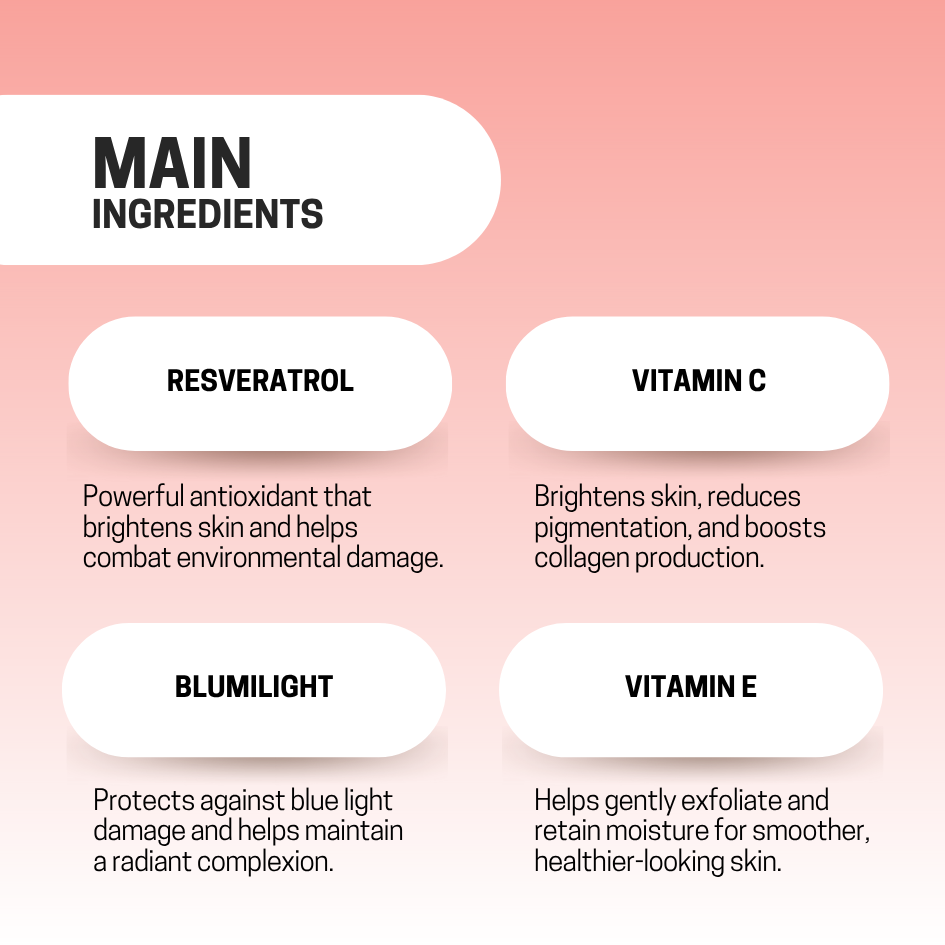 JOSERISTINE Resveratrol Brightening SPF15 Lip Balm 4.5g