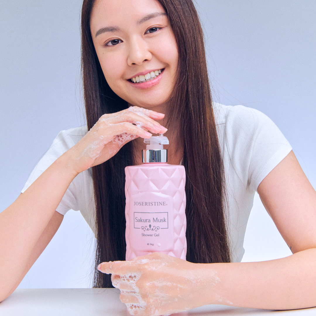 JOSERISTINE Sakura Musk Shower Gel 1000ml/ 100% Vegan