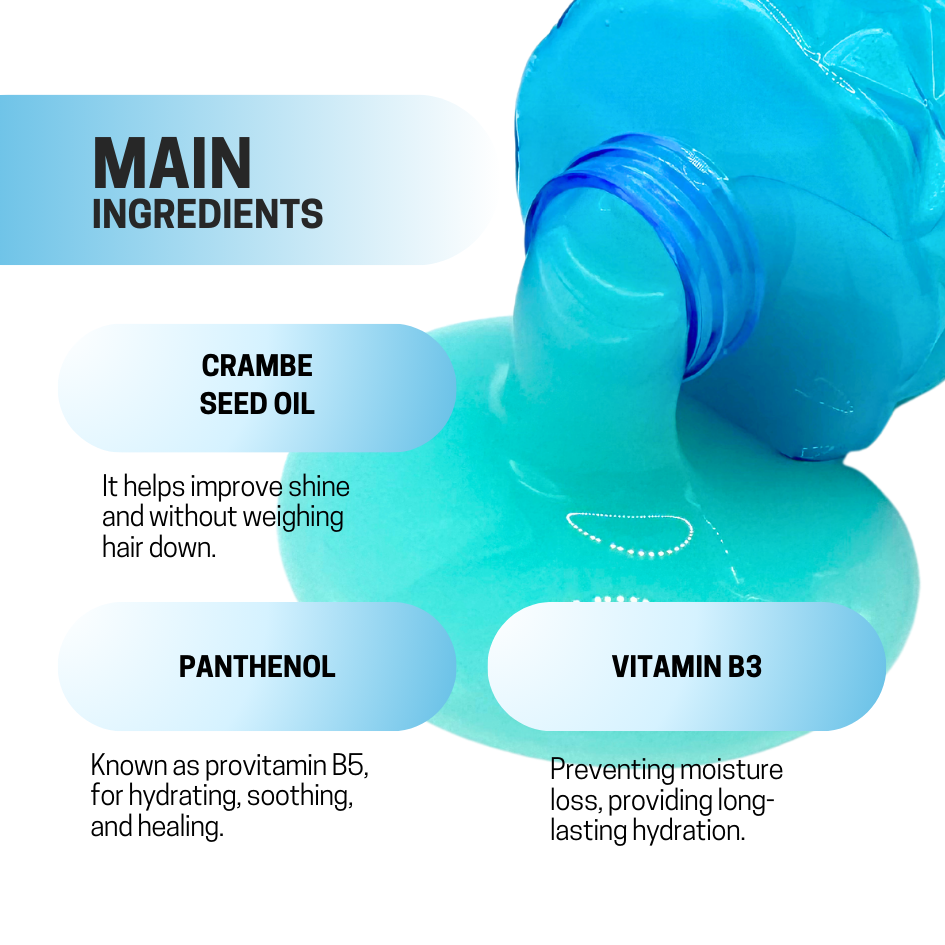 JOSERISTINE Ocean Musk Perfume Shampoo 500ml/ 100% Vegan