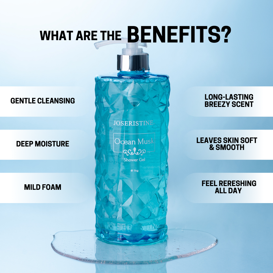 [BUNDLE] JOSERISTINE Ocean Musk Shower Gel Refill Pack 900ml