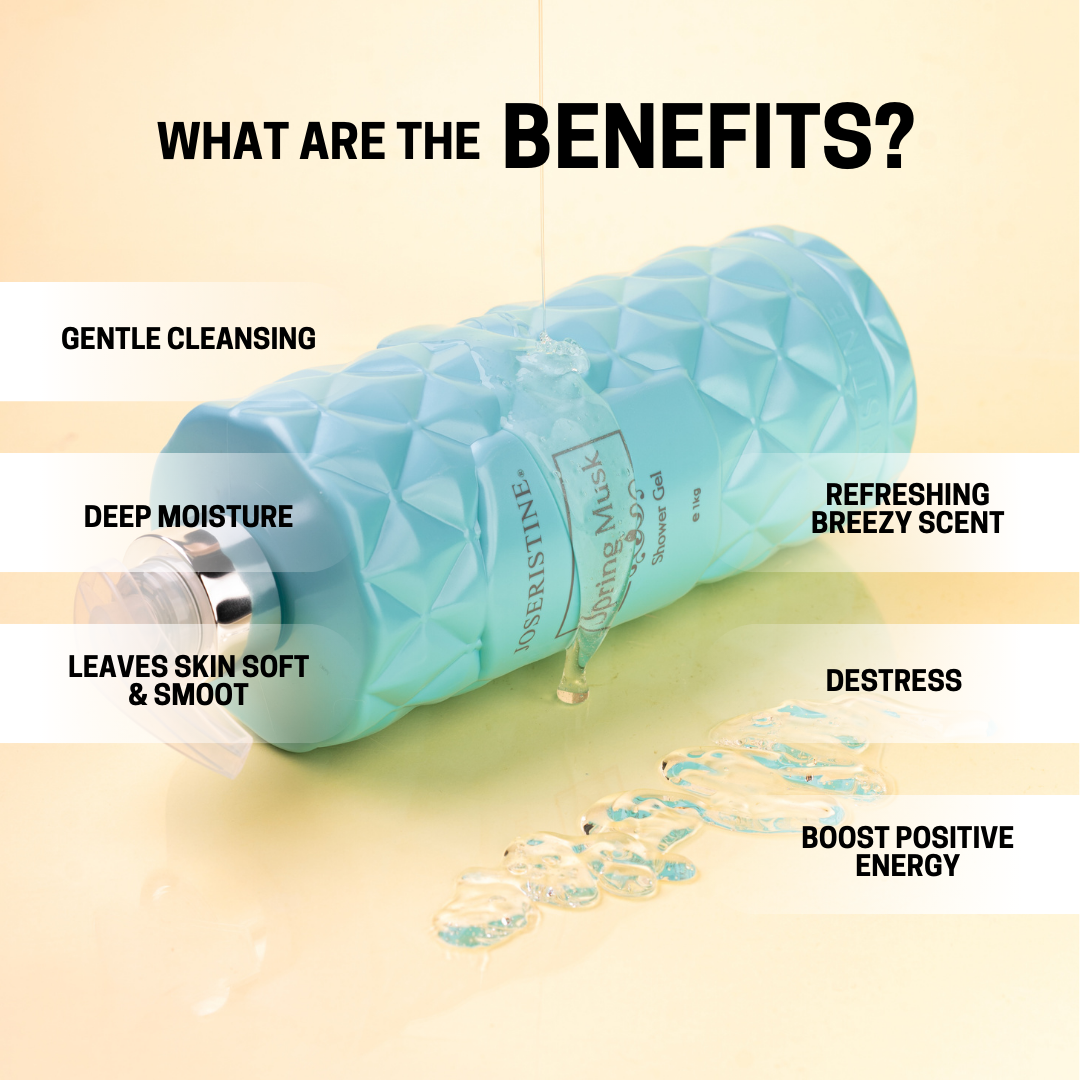 [BUNDLE] JOSERISTINE Spring Musk Shower Gel 1000ml/