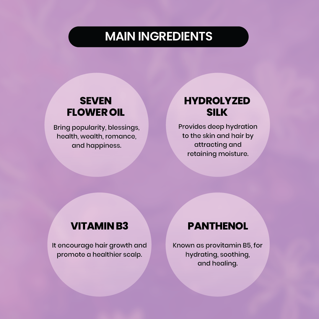 JOSERISTINE Seven Flowers Shampoo 500ml