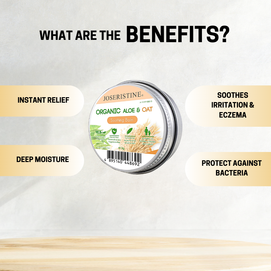 JOSERISTINE Organic Aloe & Oat Eczema Soothing Balm 13g