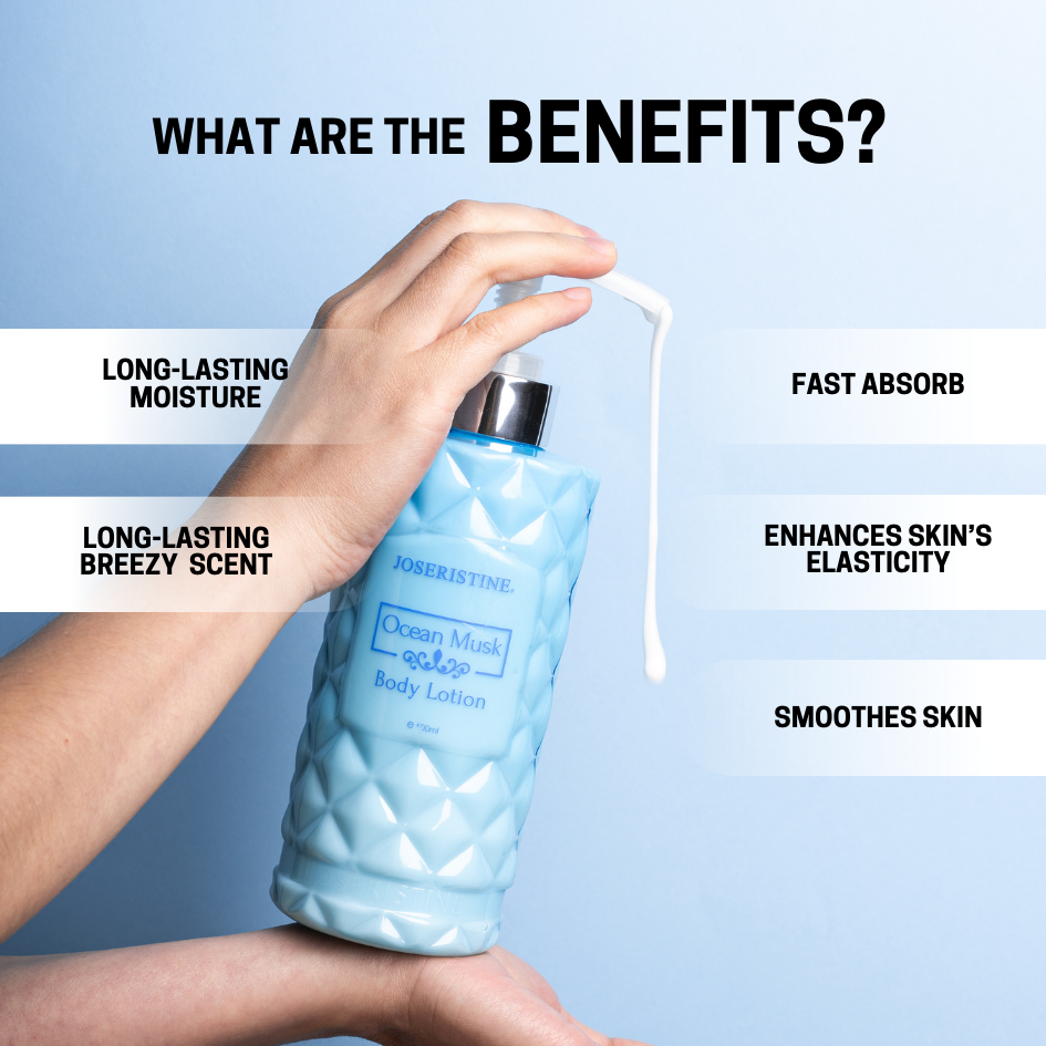 JOSERISTINE Ocean Musk Body Lotion 500ml/ 100% Vegan