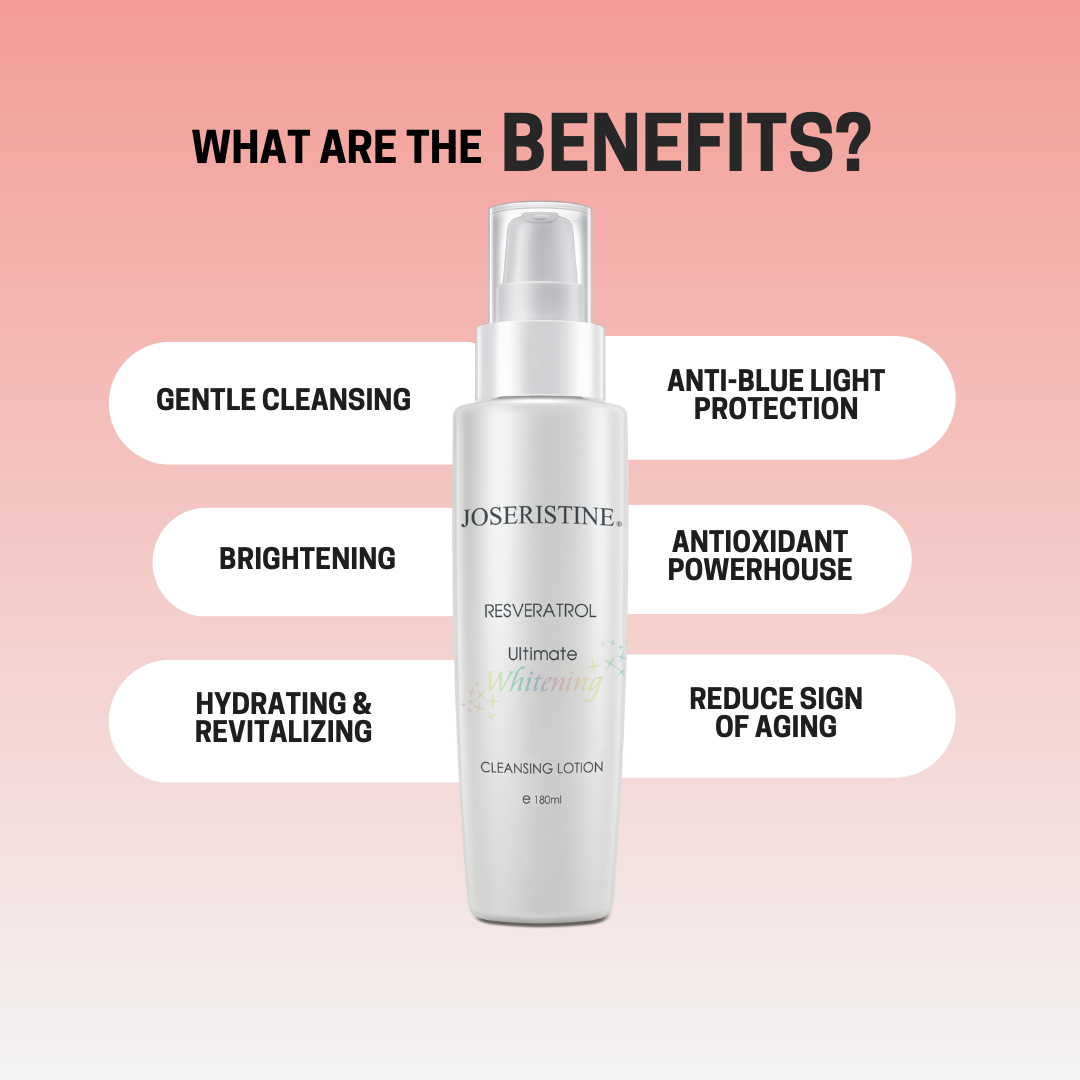 JOSERISTINE Resveratrol Brightening Cleansing Lotion 180ml