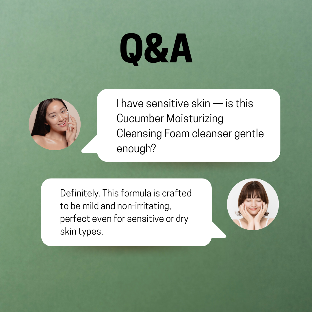 JOSERISTINE Cucumber Moisturizing Cleansing Foam 100ml