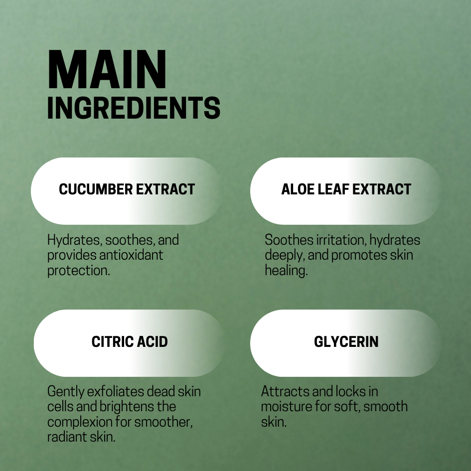 JOSERISTINE Cucumber Moisturizing Cleansing Foam 100ml