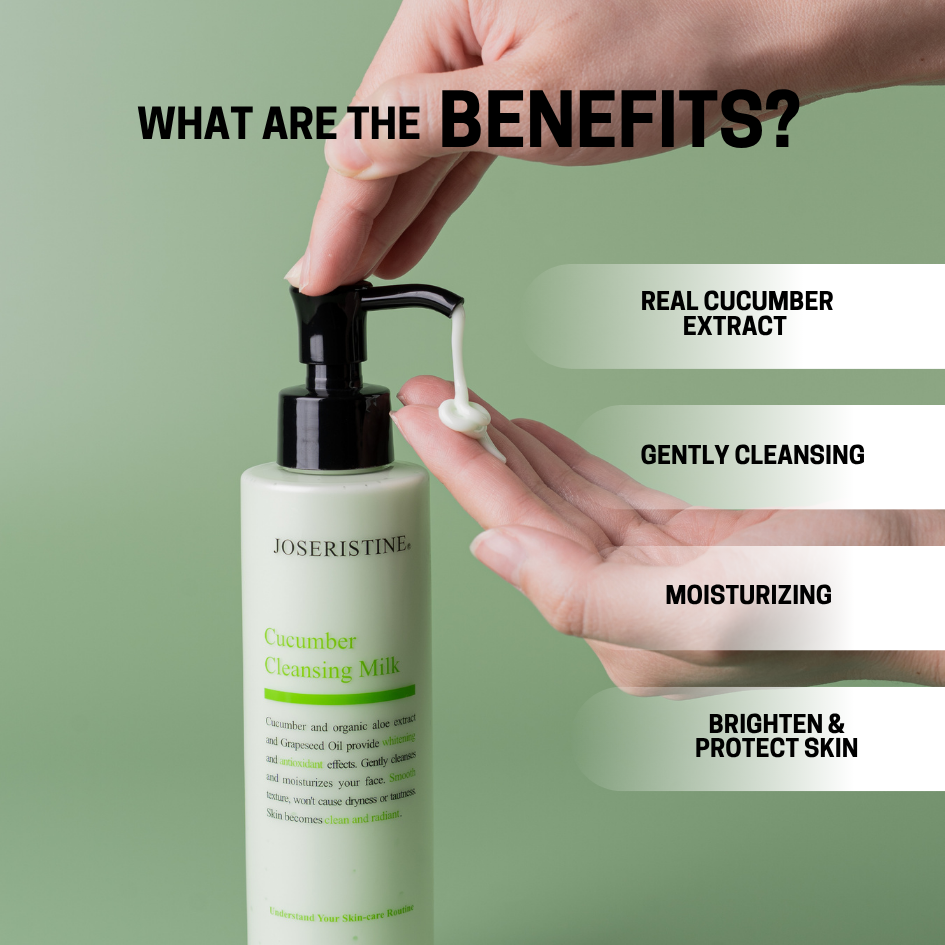 JOSERISTINE Cucumber Cleansing Milk 200ml & 1000ml