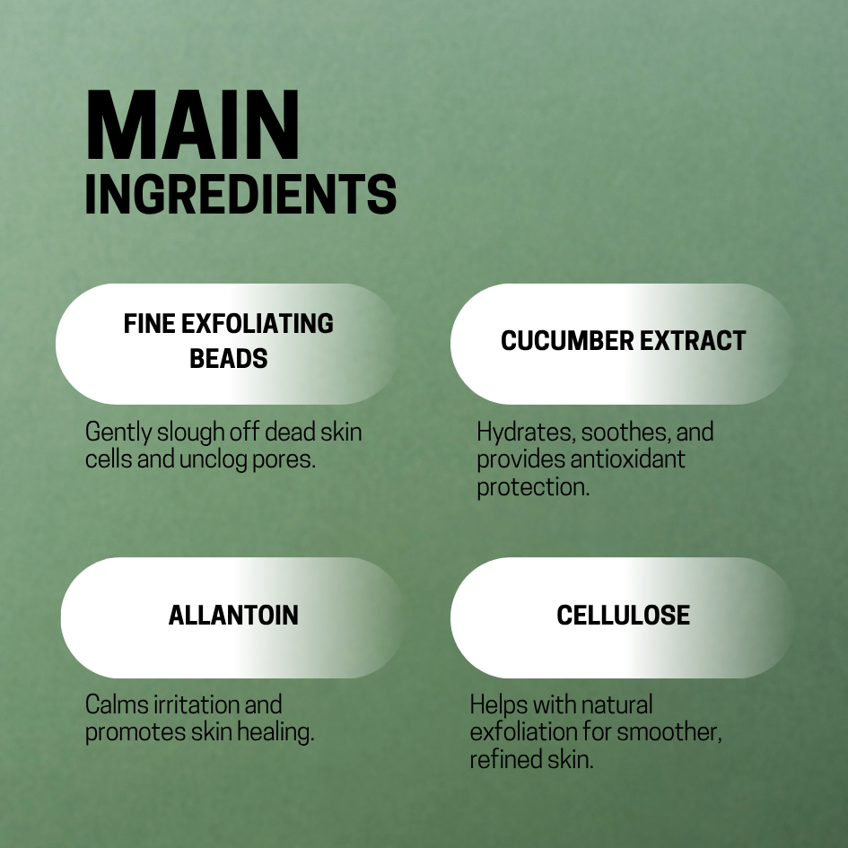 JOSERISTINE Cucumber Scrub Cream 100ml