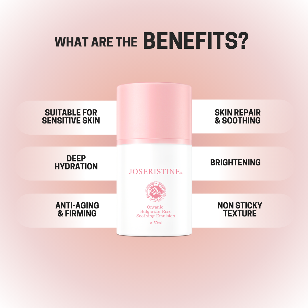 JOSERISTINE Organic Bulgarian Rose Emulsion 50ml