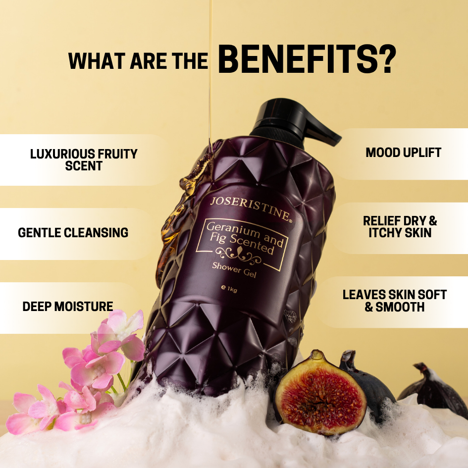 JOSERISTINE Geranium Fig Shower Gel 1000ml