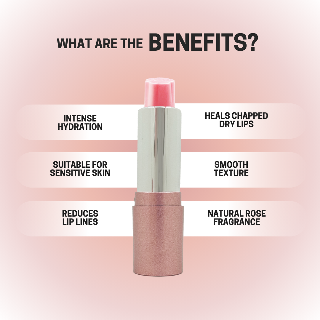 JOSERISTINE Organic Bulgarian Rose Lip Balm 3g