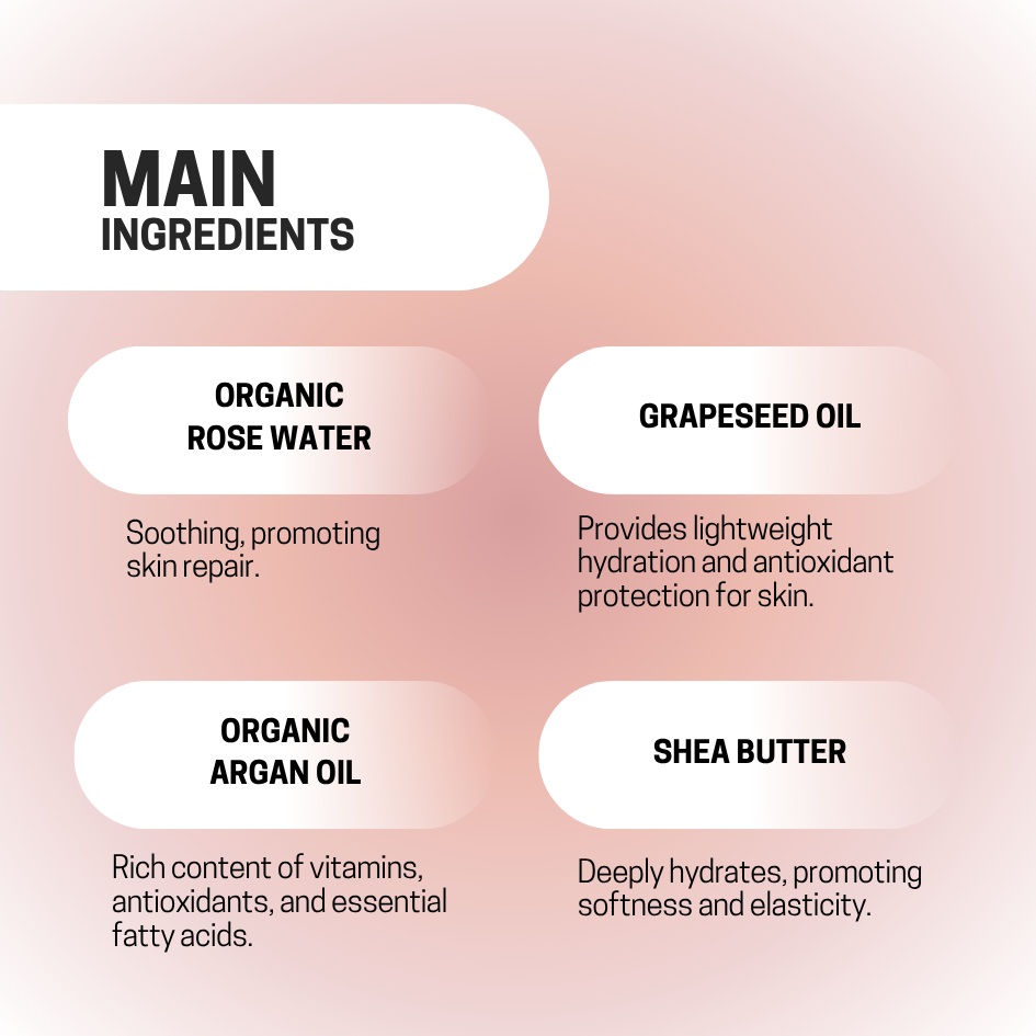 JOSERISTINE Organic Bulgarian Rose Lip Mask 10g