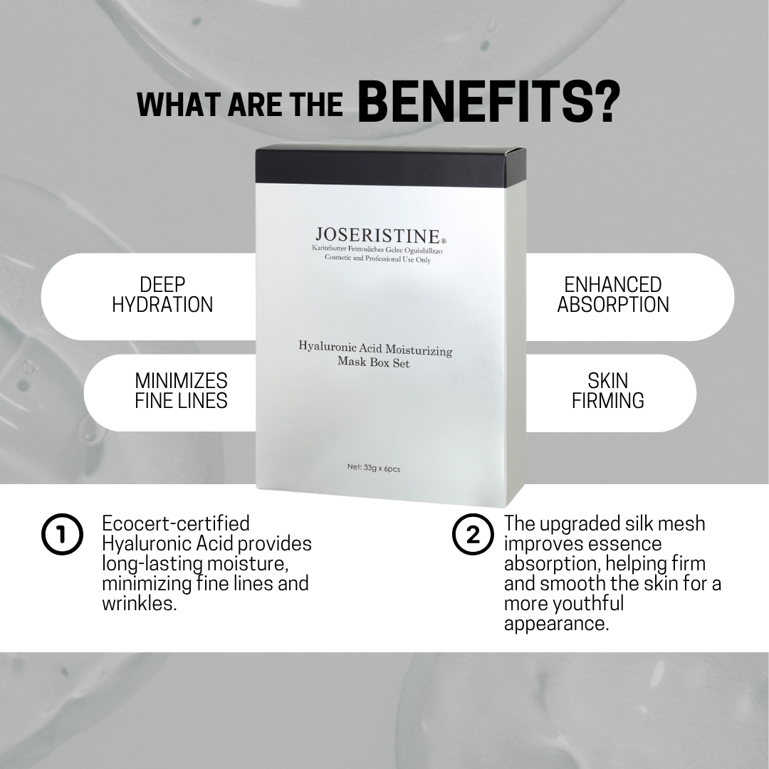 JOSERISTINE Hyaluronic Acid Face Mask Box Set 6's