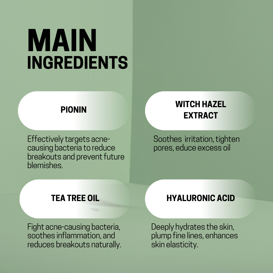 JOSERISTINE Pionin Anti-Acne Miracle Face Mask Box 6's