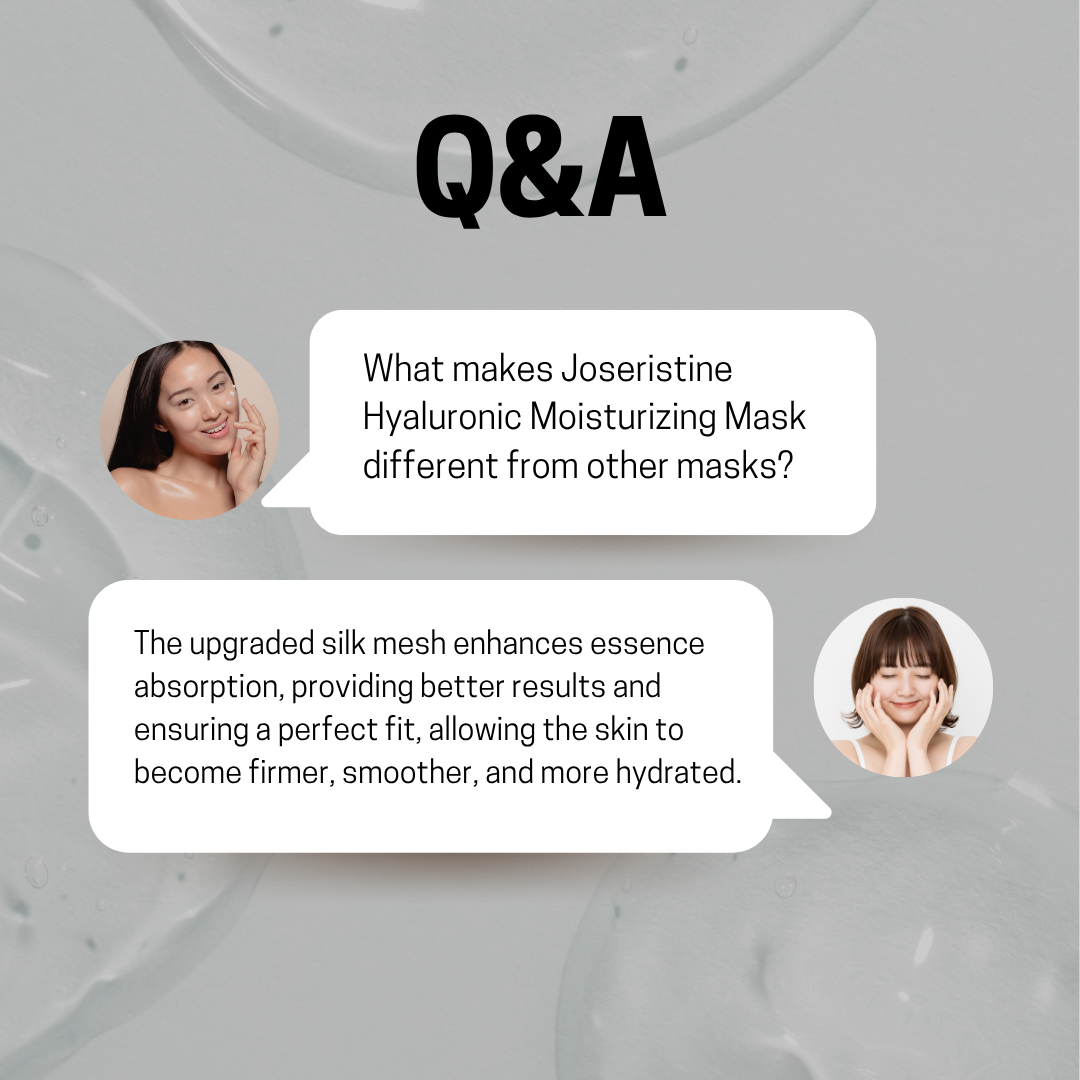 JOSERISTINE Hyaluronic Acid Face Mask Box Set 6's