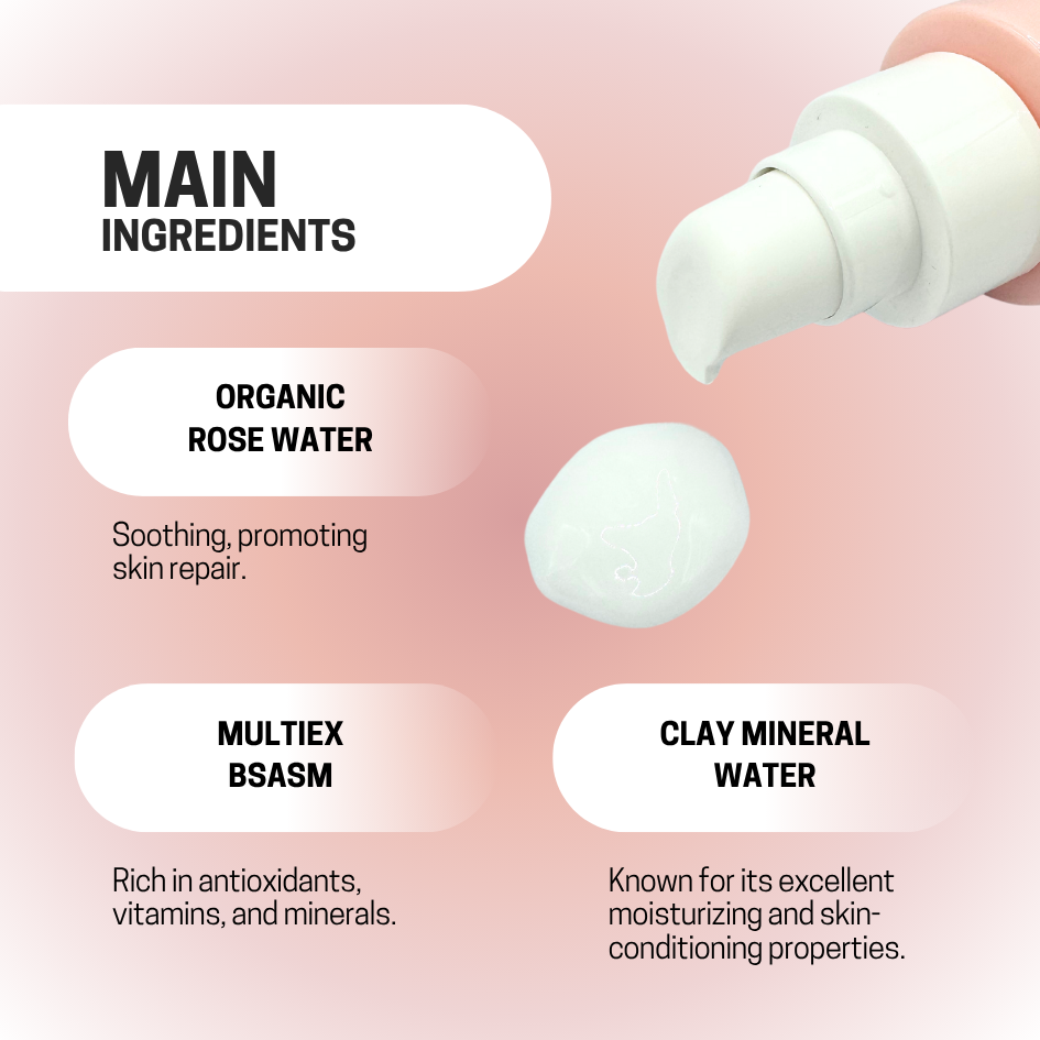 JOSERISTINE Organic Bulgarian Rose Cleansing Milk 180ml