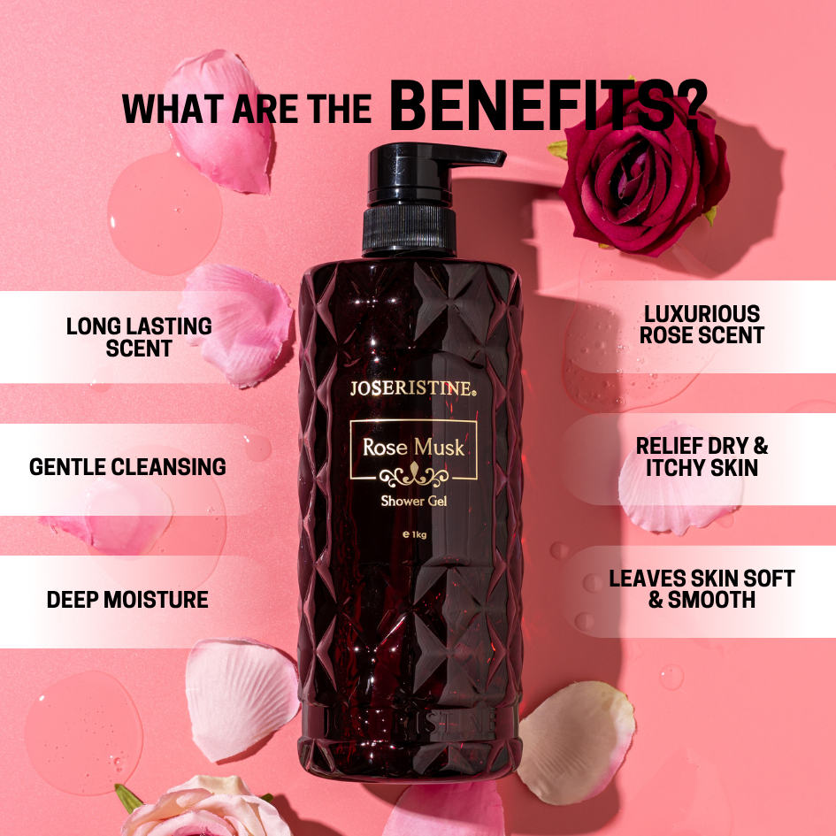 JOSERISTINE Rose Musk Shower Gel 1000ml