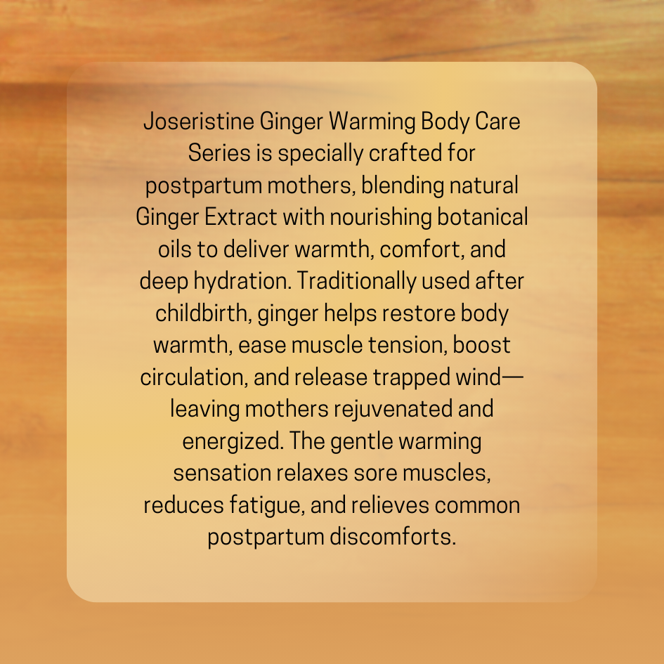 JOSERISTINE Ginger Warming Postpartum Hand Cream 50ml