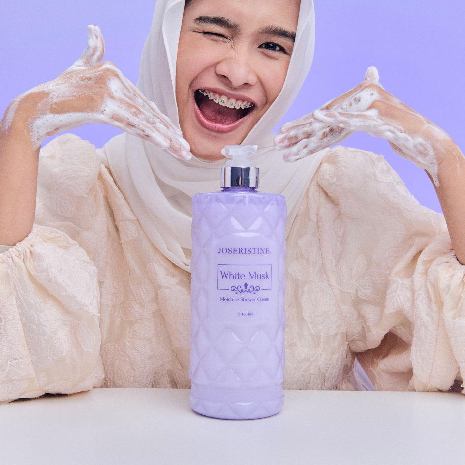 [BUNDLEl] JOSERISTINE White Musk Moisture Shower Cream 1000ml