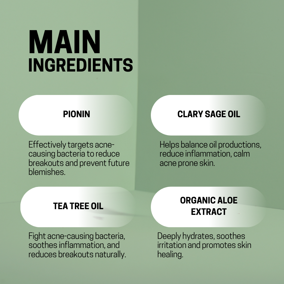 JOSERISTINE Pionin Acne Clear Shower Gel 500ml