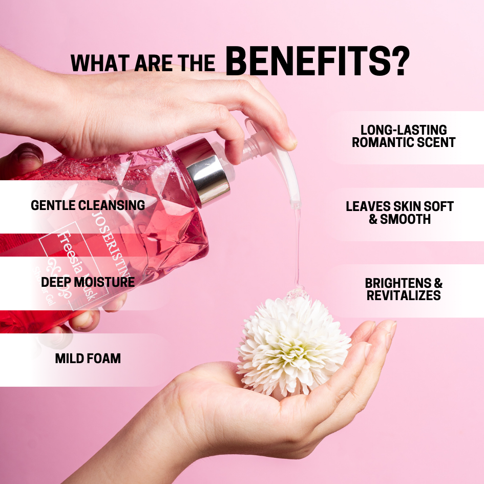 [BUNDLE] JOSERISTINE Freesia Musk Shower Gel 1000ml