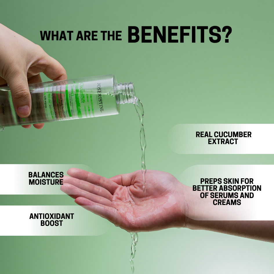 JOSERISTINE Cucumber Refreshening Toner 200ml & 1000ml