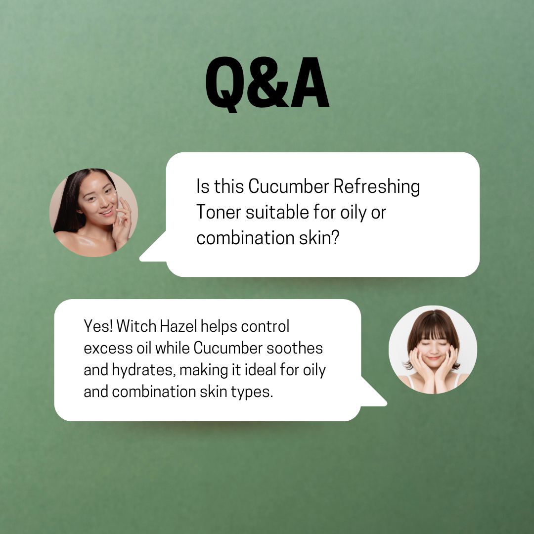 JOSERISTINE Cucumber Refreshening Toner 200ml & 1000ml