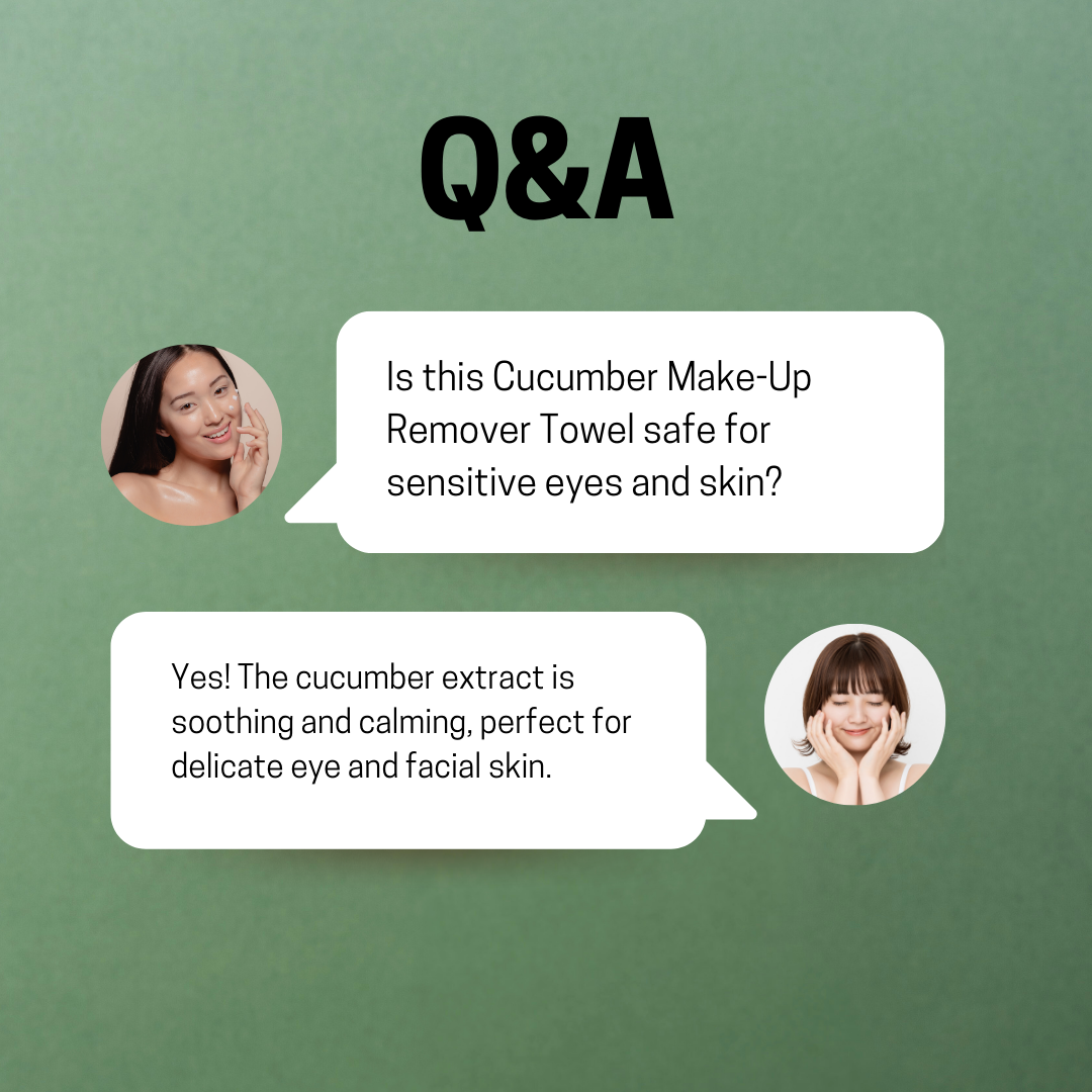 JOSERISTINE Cucumber Make-Up Remover Towel 20 Pcs