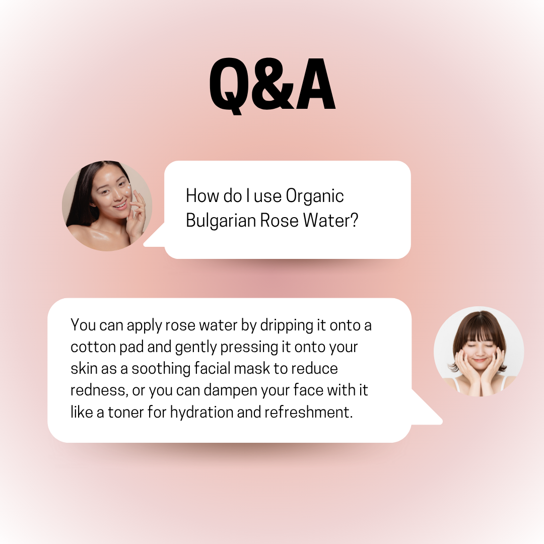 JOSERISTINE Organic Bulgarian Rose Water Toner 150ml