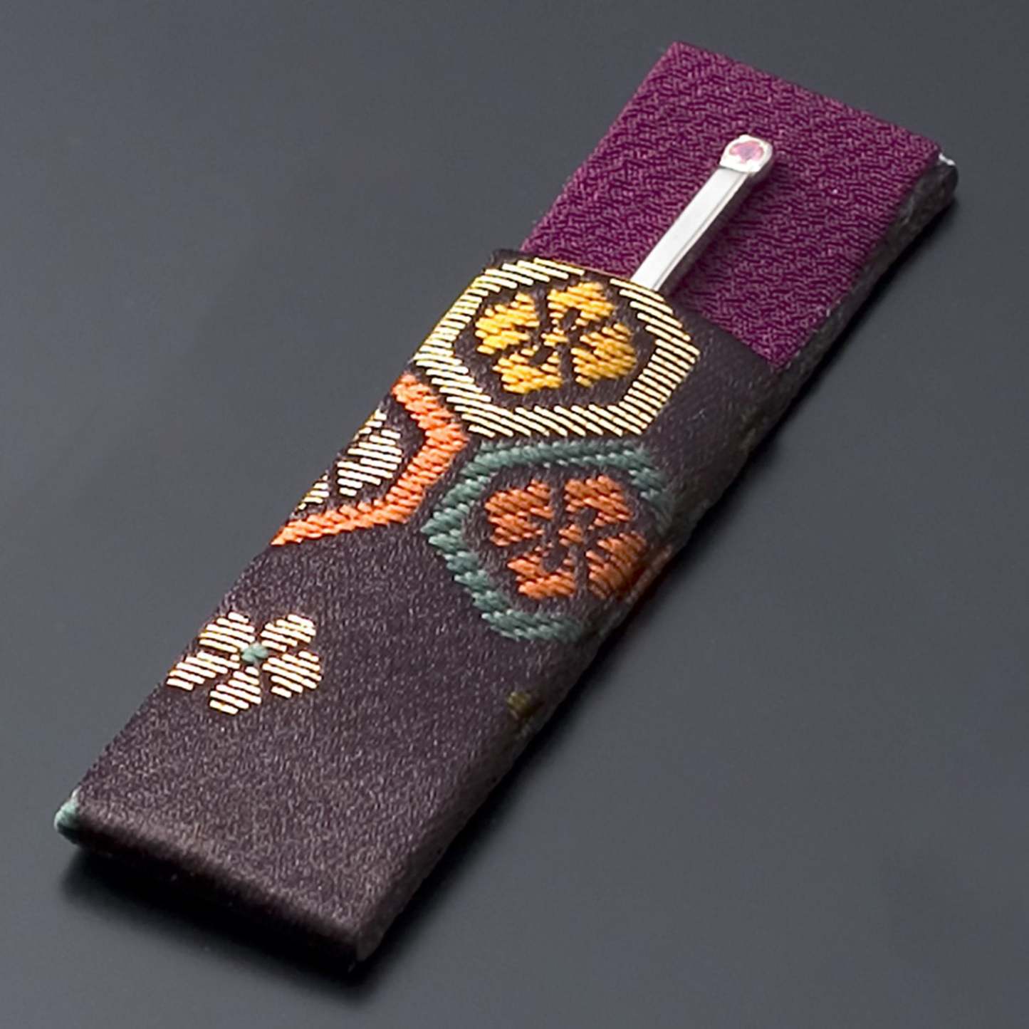 銀の爪楊枝　桃