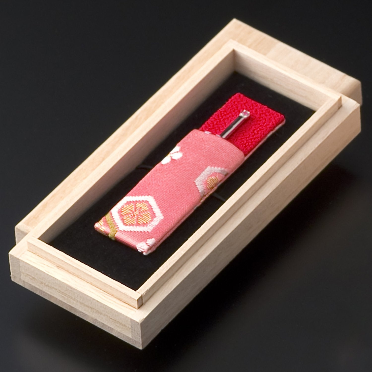 銀の爪楊枝　桃