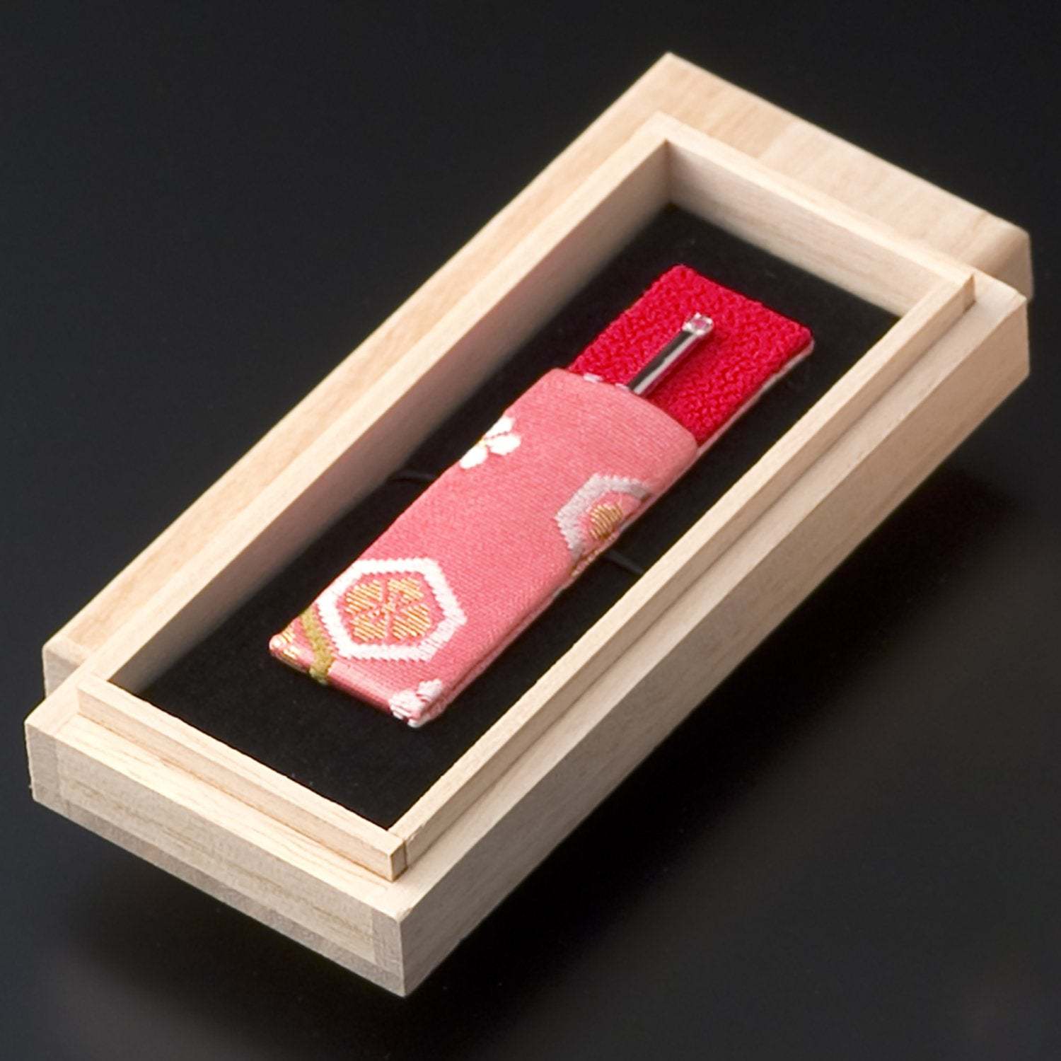 銀の爪楊枝　桃