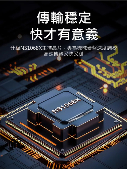 安全防盜的軍用級行動式硬碟！16TB，傳輸速度：2000MB/s！