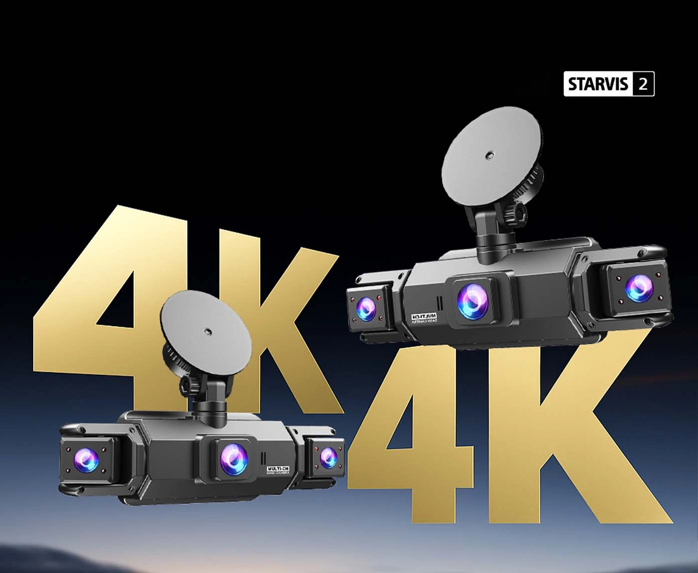 KORǴAU төрт камералы 4K бейнетіркегіш (IMX678 ×4)
