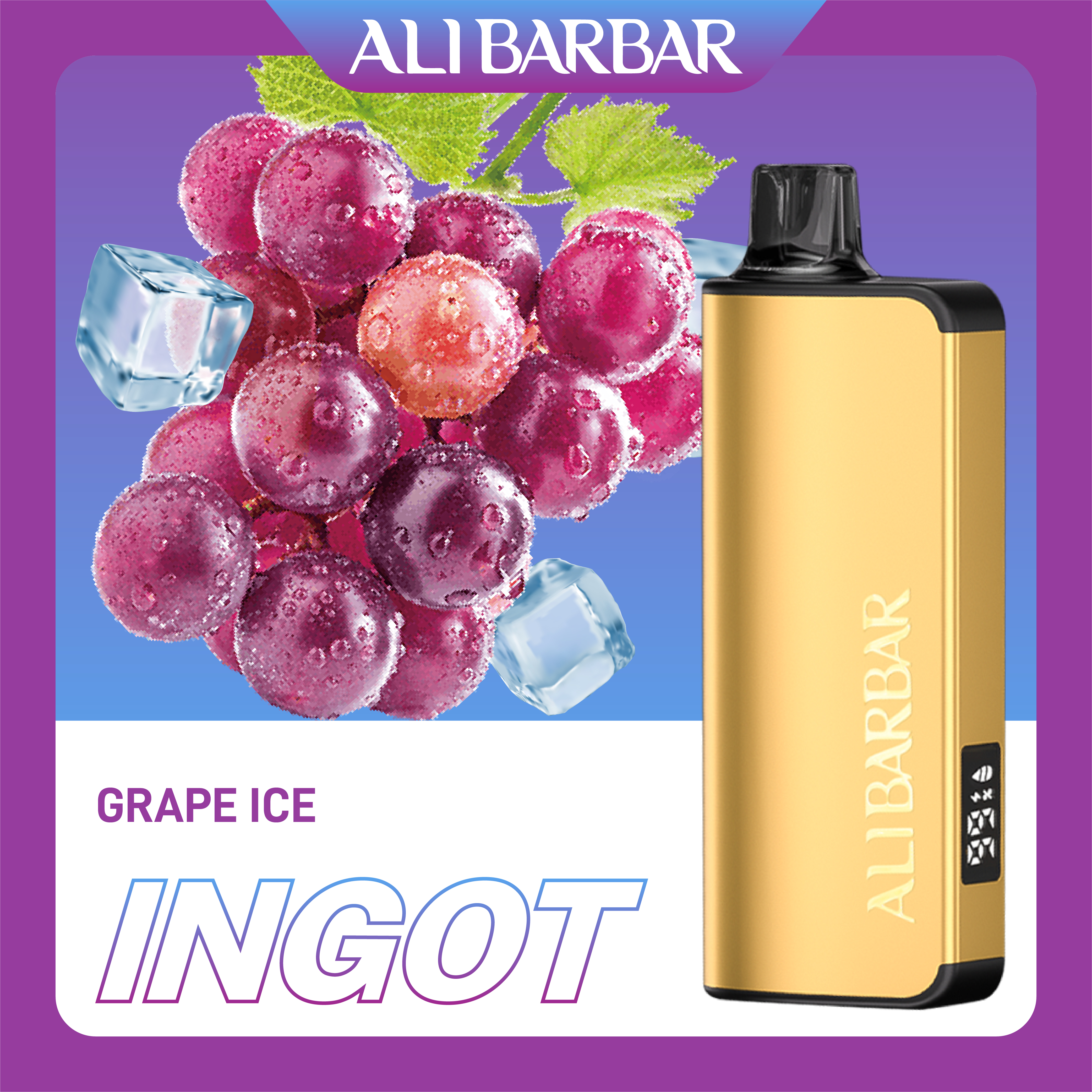 Alibarbar Ingot 9000 Grape Ice