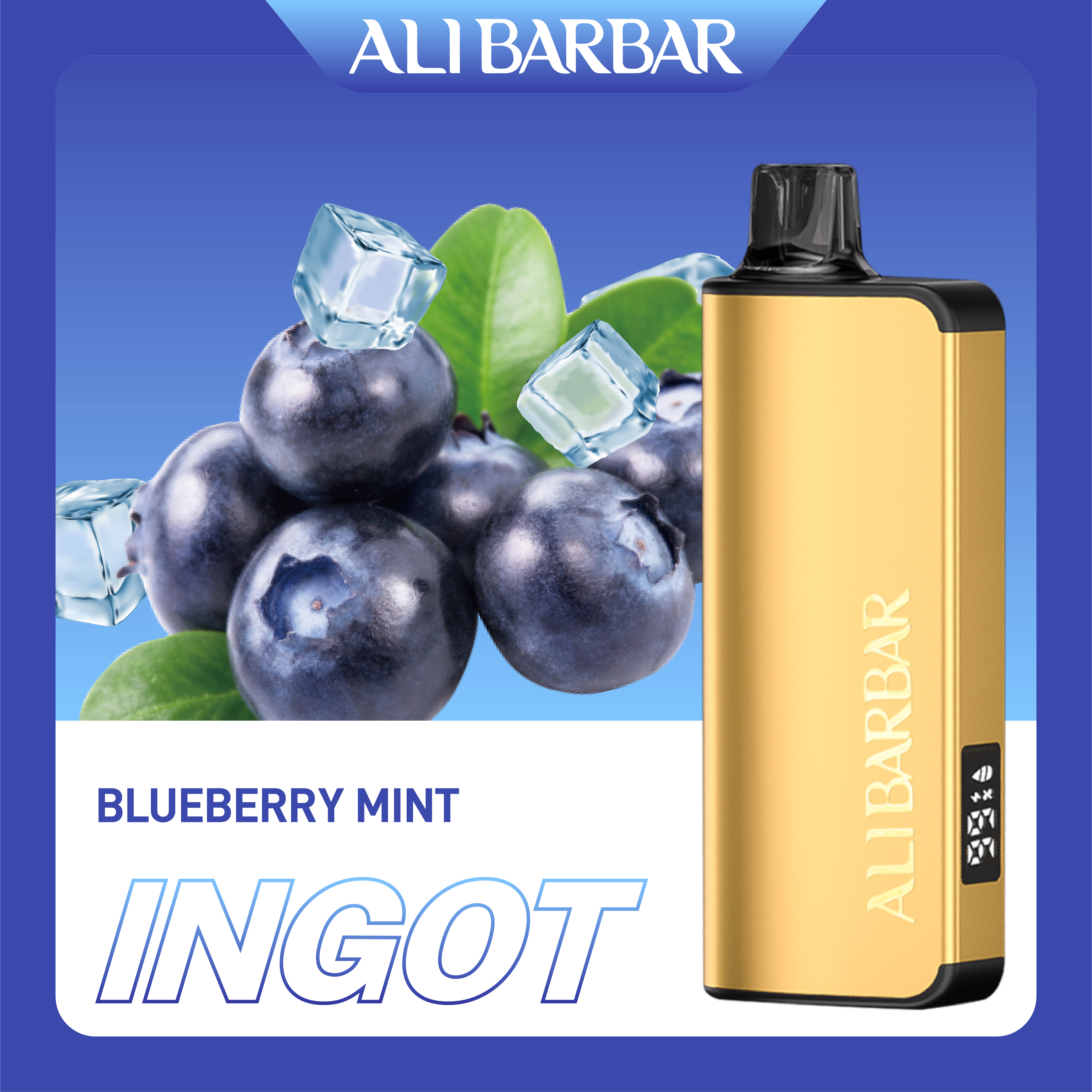 Alibarbar Ingot 9000 Blueberry Mint